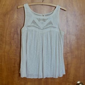 American Eagle White Tank Top